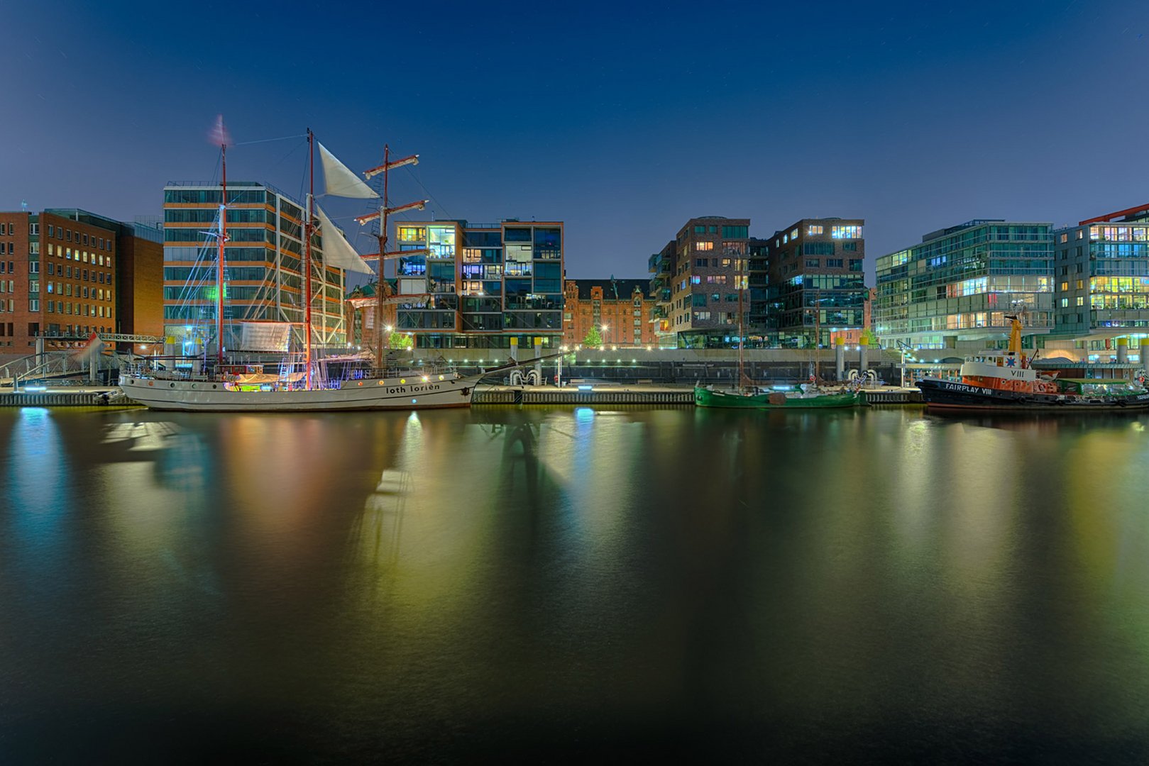 Hamburg HafenCity Nacht