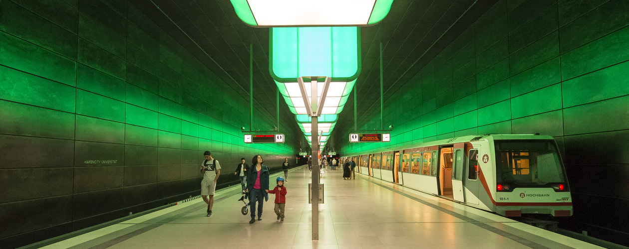 Hamburg - Hafencity - U-Bahn HafenCity Universität (Metro Station)