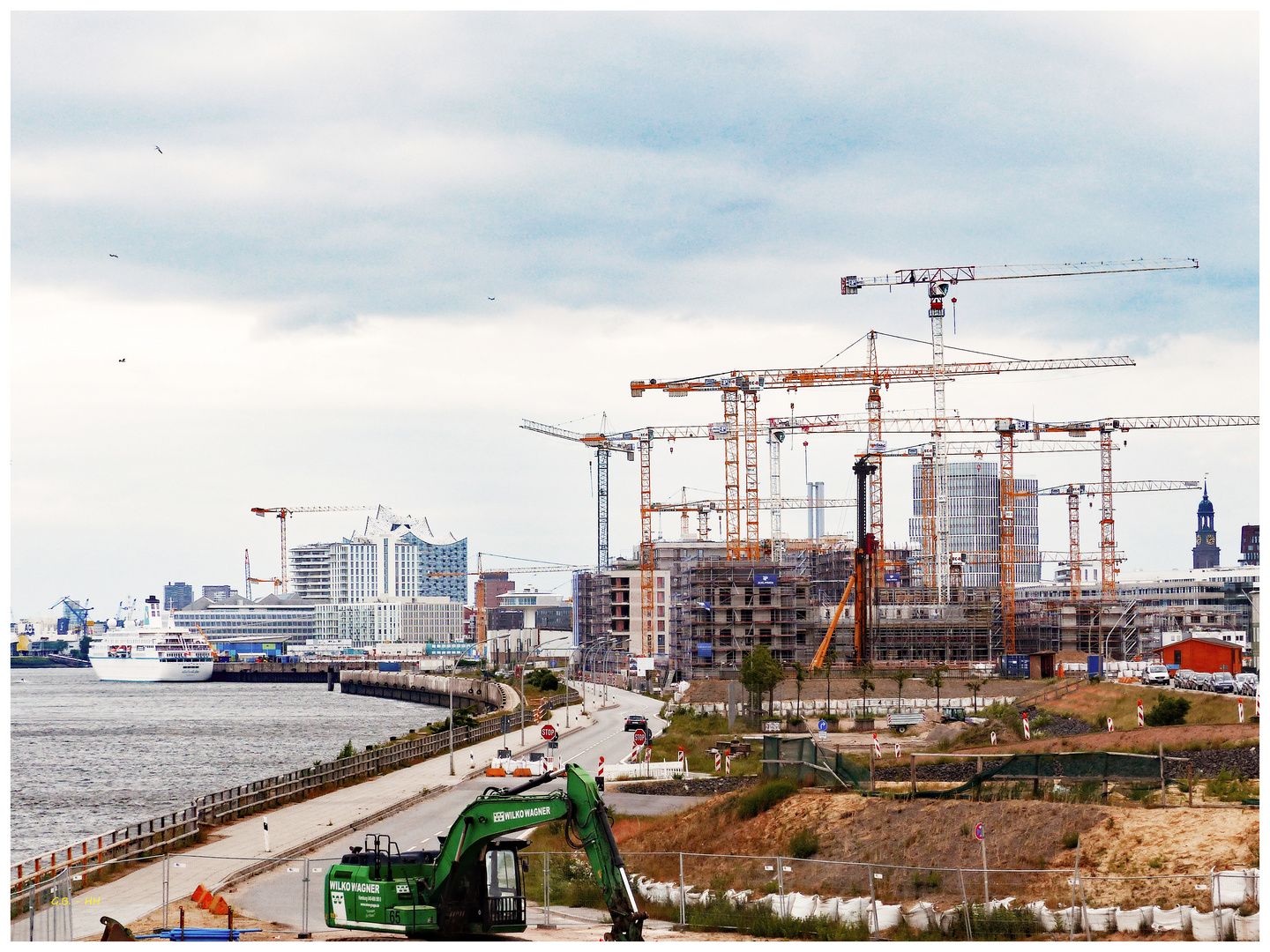 Hamburg - Hafencity.....der grosse Bauboom ist weiterhin vorhanden....