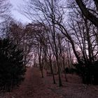 Hamburg Hammer Park nach Sonnenuntergang