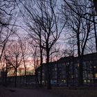 Hamburg Hammer Park nach Sonnenuntergang