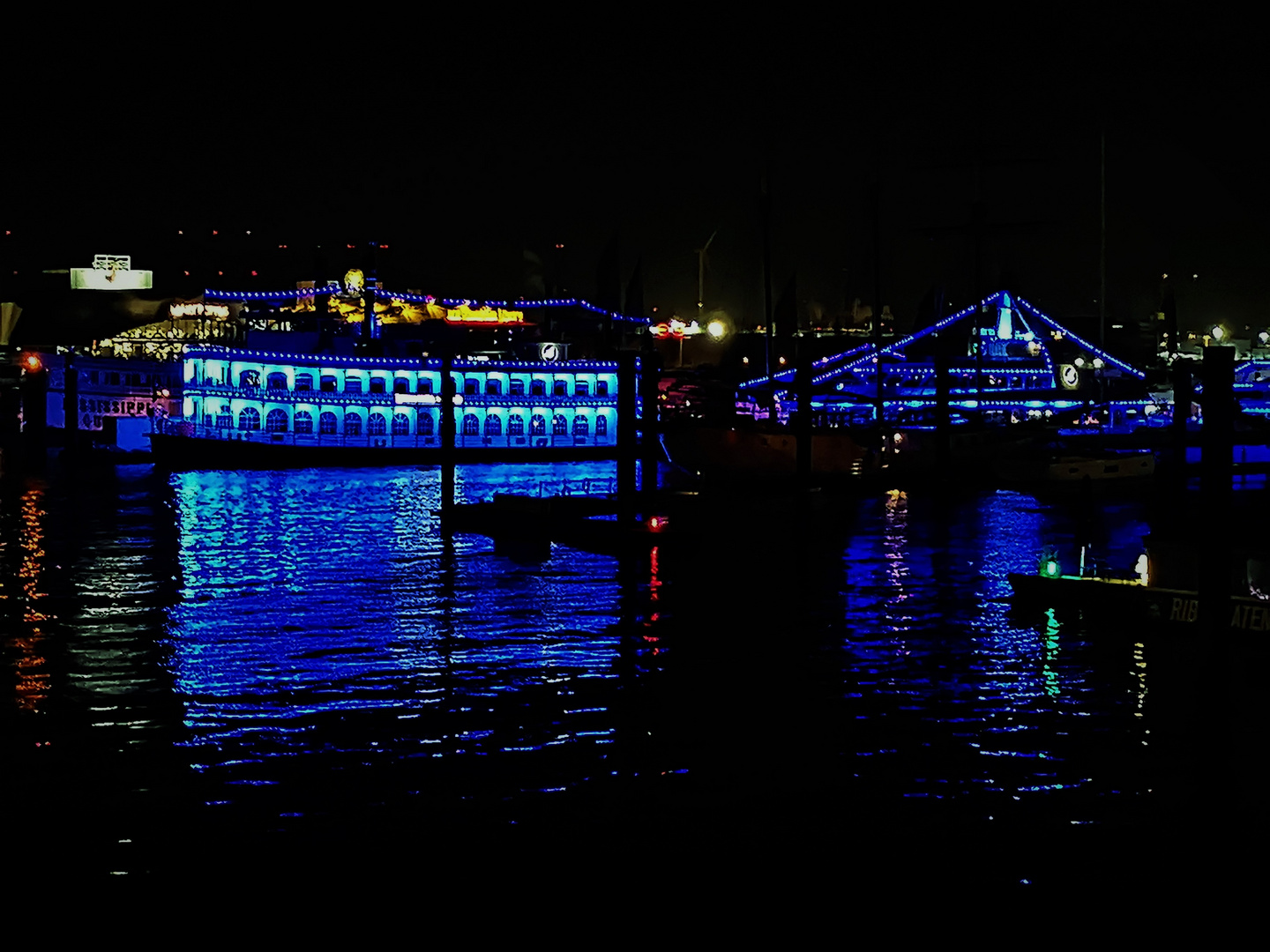 Hamburg harbour detail