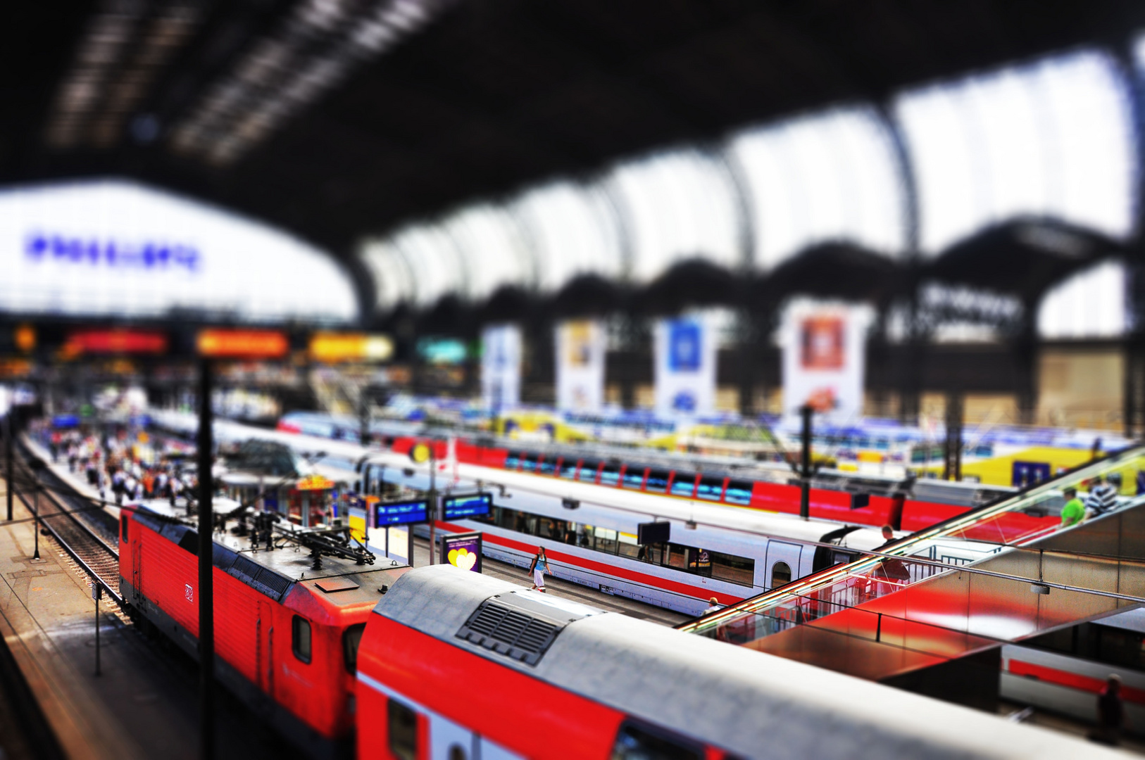 Hamburg Hauptbahnhof als Miniatur