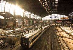 Hamburg Hauptbahnhof (Central Railway Station) - DSB train to Copenhagen - 04