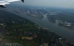 Hamburg im Anflug