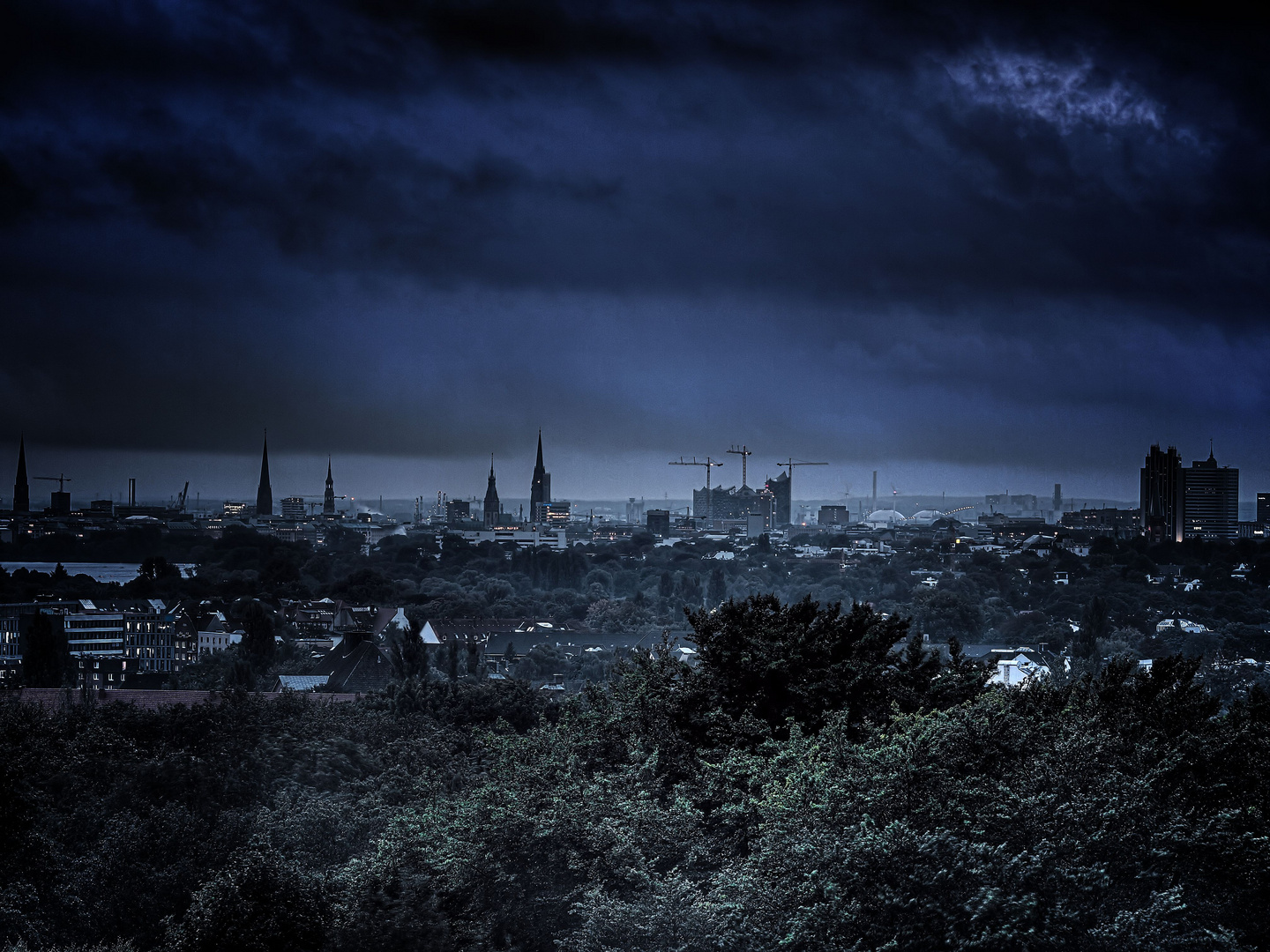 Hamburg im Regen