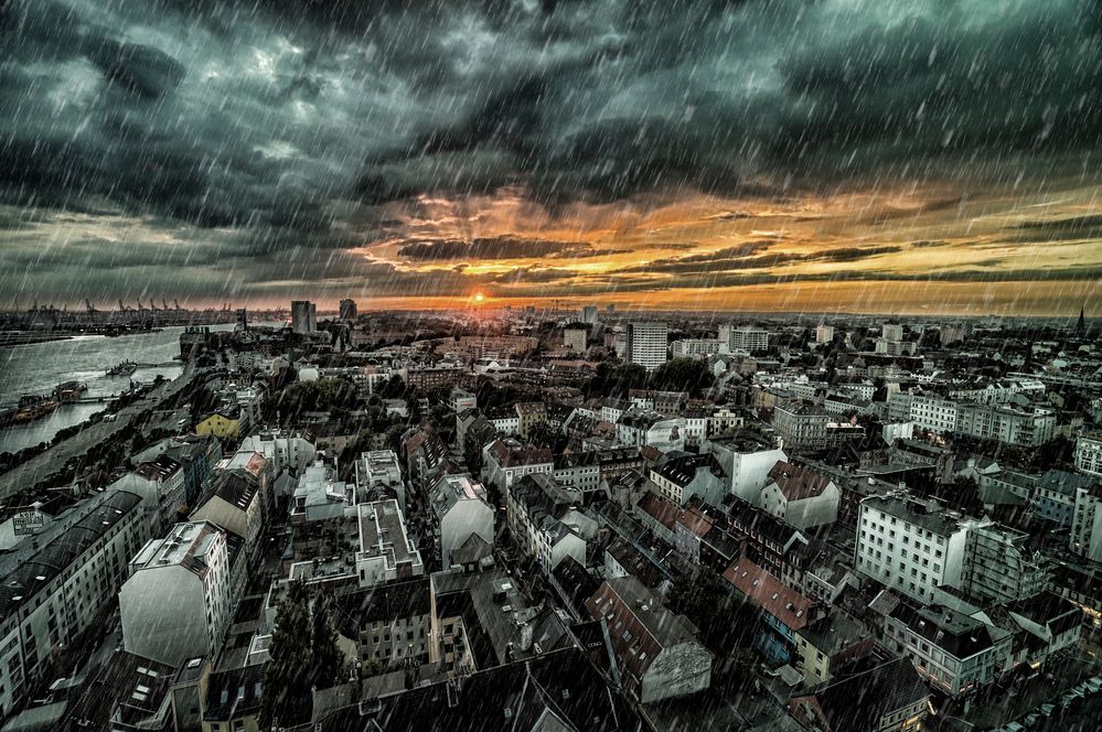 Hamburg im Regen Foto & Bild deutschland, europe, hamburg Bilder auf
