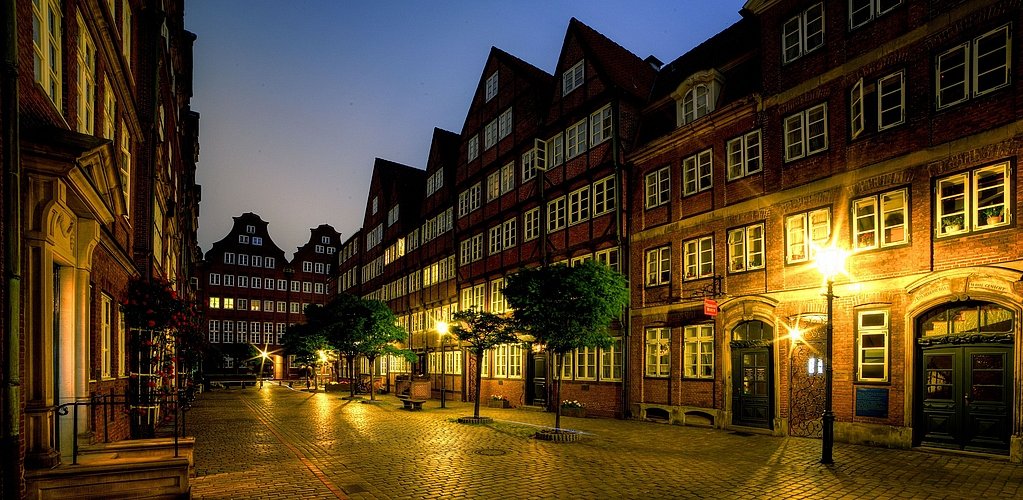 Hamburg Impressionen - Barockhäuser in der Peterstrasse