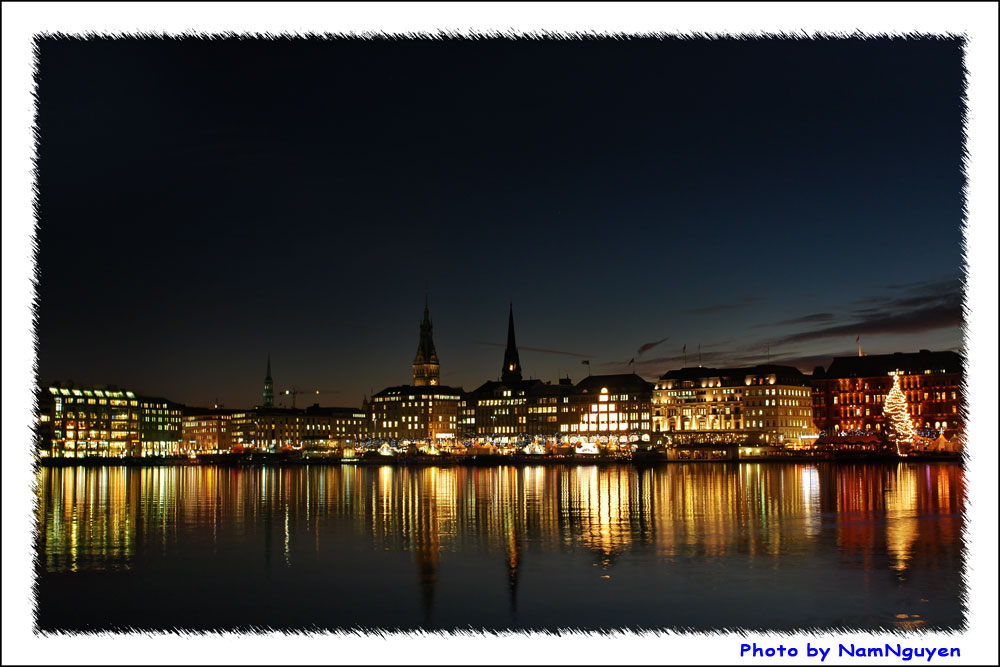 Hamburg in der Nacht