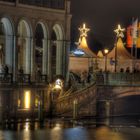 Hamburg in der Vorweihnachtszeit - Alsterarkaden und Reesendammbrücke