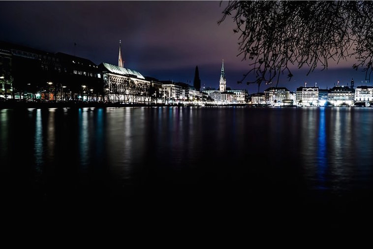 Hamburg Jungfernstieg Alster