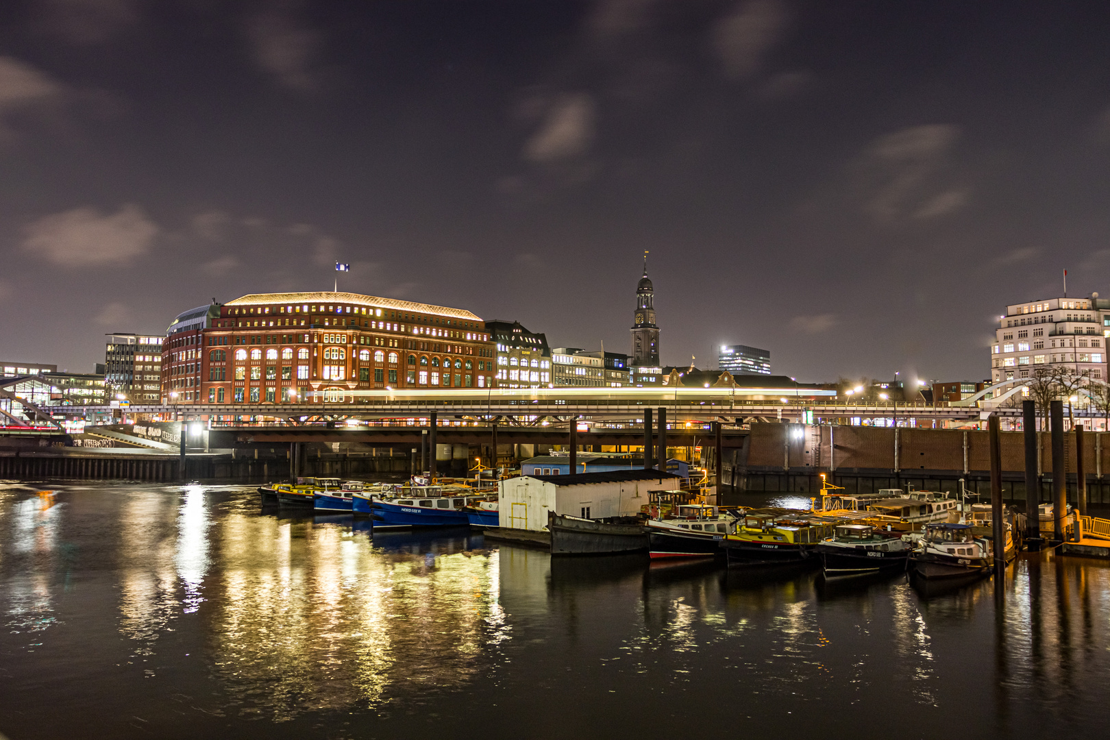 Hamburg Langzeitbelichtung