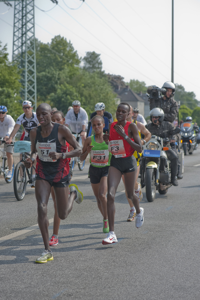 Hamburg Marathon - Führende Frau