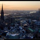 Hamburg, Nikolaikirche, Michel und Hafen - View at some Churches and over the harbour