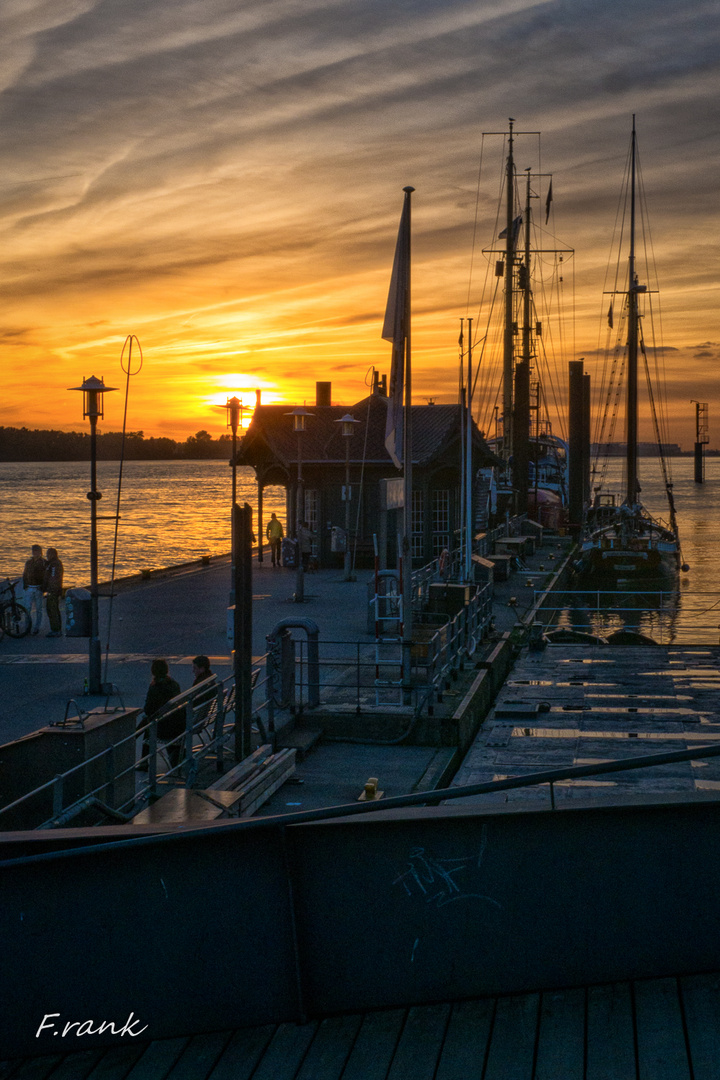 Hamburg, Oevelgönne. 