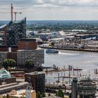 Hamburg-Panorama mit Elbphilharmonie