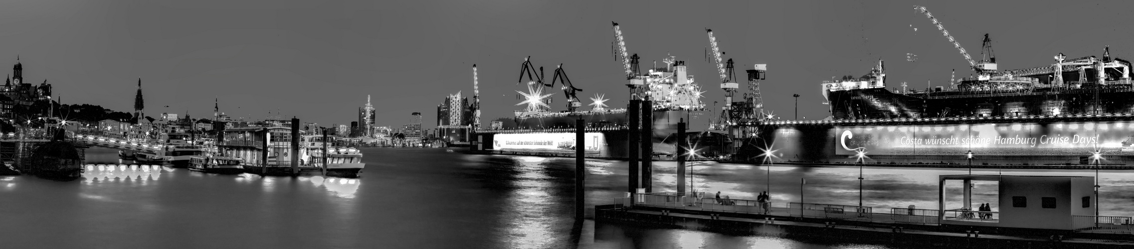 Hamburg Panorama - vom Michel bis nach Altona ......