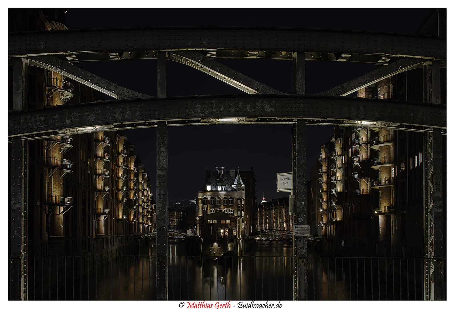 Hamburg Poggenmühlen Brücke