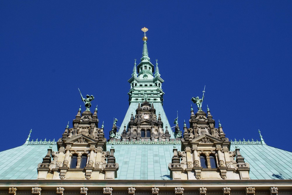 Hamburg, Rathaus (Innenhof)