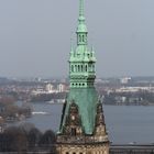 Hamburg Rathaus und Alster