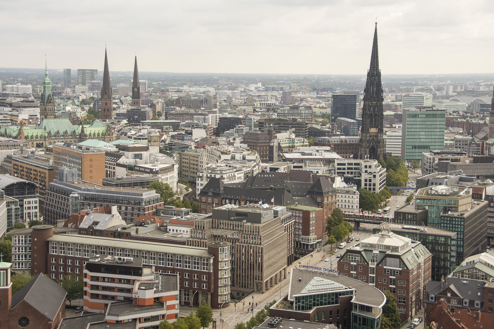 Hamburg - Sankt Pauli - View from Hauptkirche St. Michaelis - 02