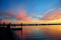 Hamburg Sonnenuntergang