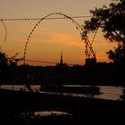 Hamburg - Sonnenuntergang an der Elbe