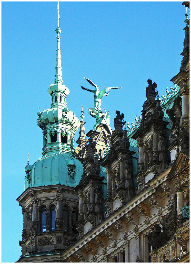 Hamburg Spaziergang - Hamburg Rathaus