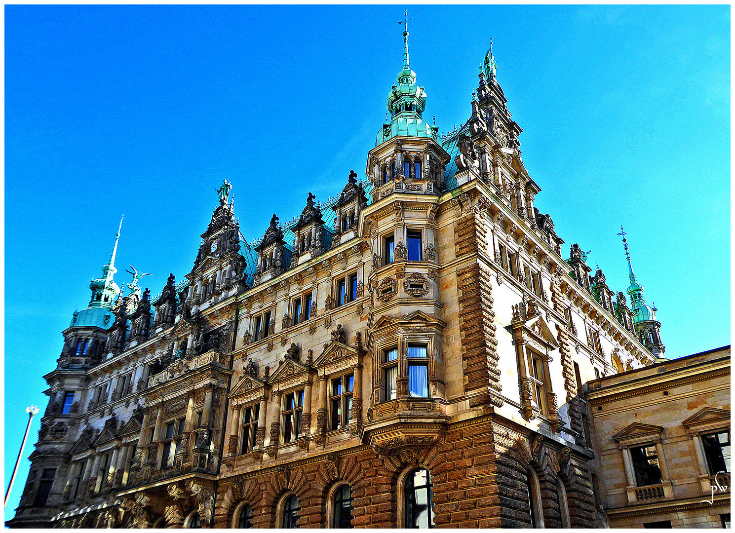 Hamburg Spaziergang - Rathaus