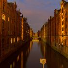 Hamburg Speicherstadt bei Nacht