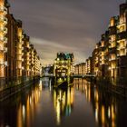 Hamburg Speicherstadt bei Nacht