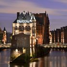 Hamburg Speicherstadt bei Nacht