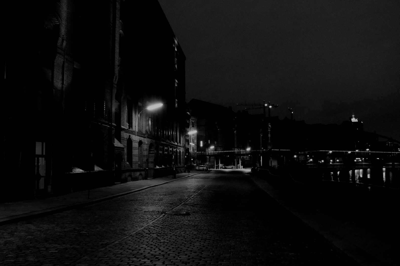 Hamburg Speicherstadt bei Nacht