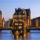 Hamburg Speicherstadt bei Nacht