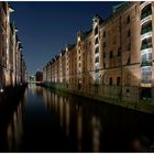 Hamburg Speicherstadt bei Nacht