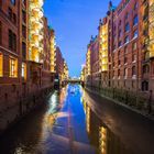 Hamburg Speicherstadt bei Niedrigwasser