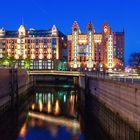 Hamburg Speicherstadt bei Niedrigwasser