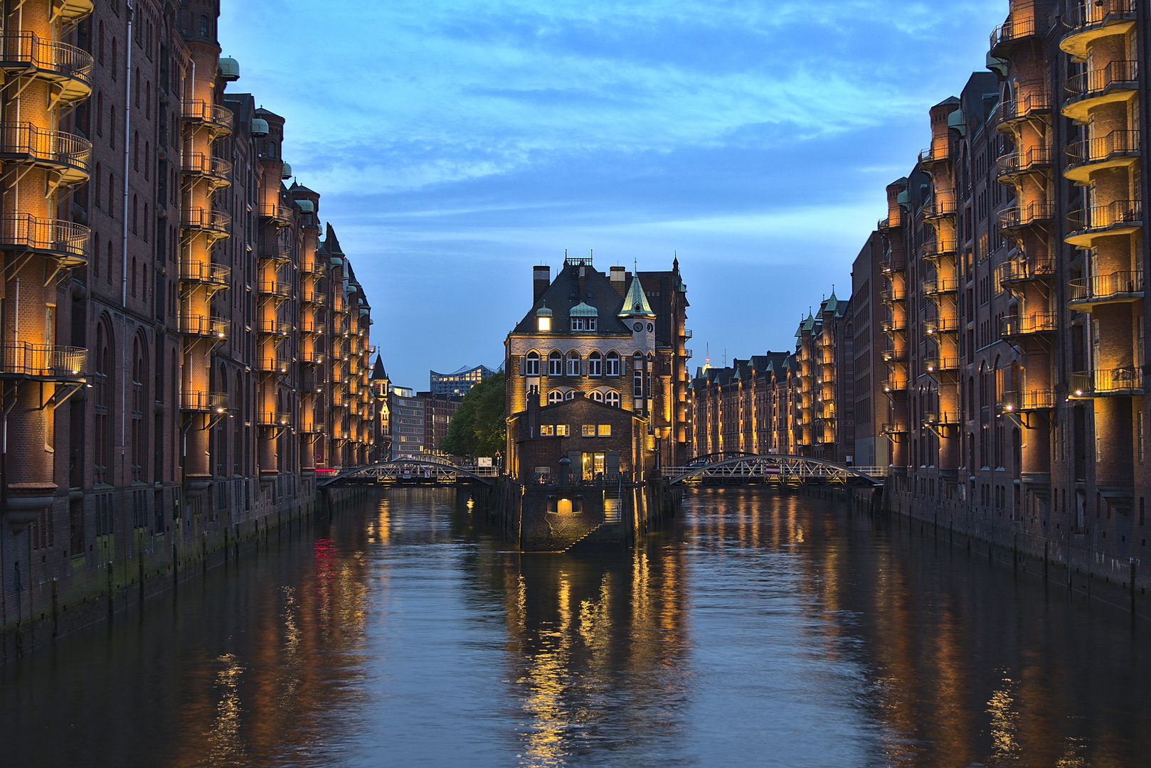 Hamburg Speicherstadt Fleetschlöschen