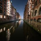 Hamburg Speicherstadt im Nacht