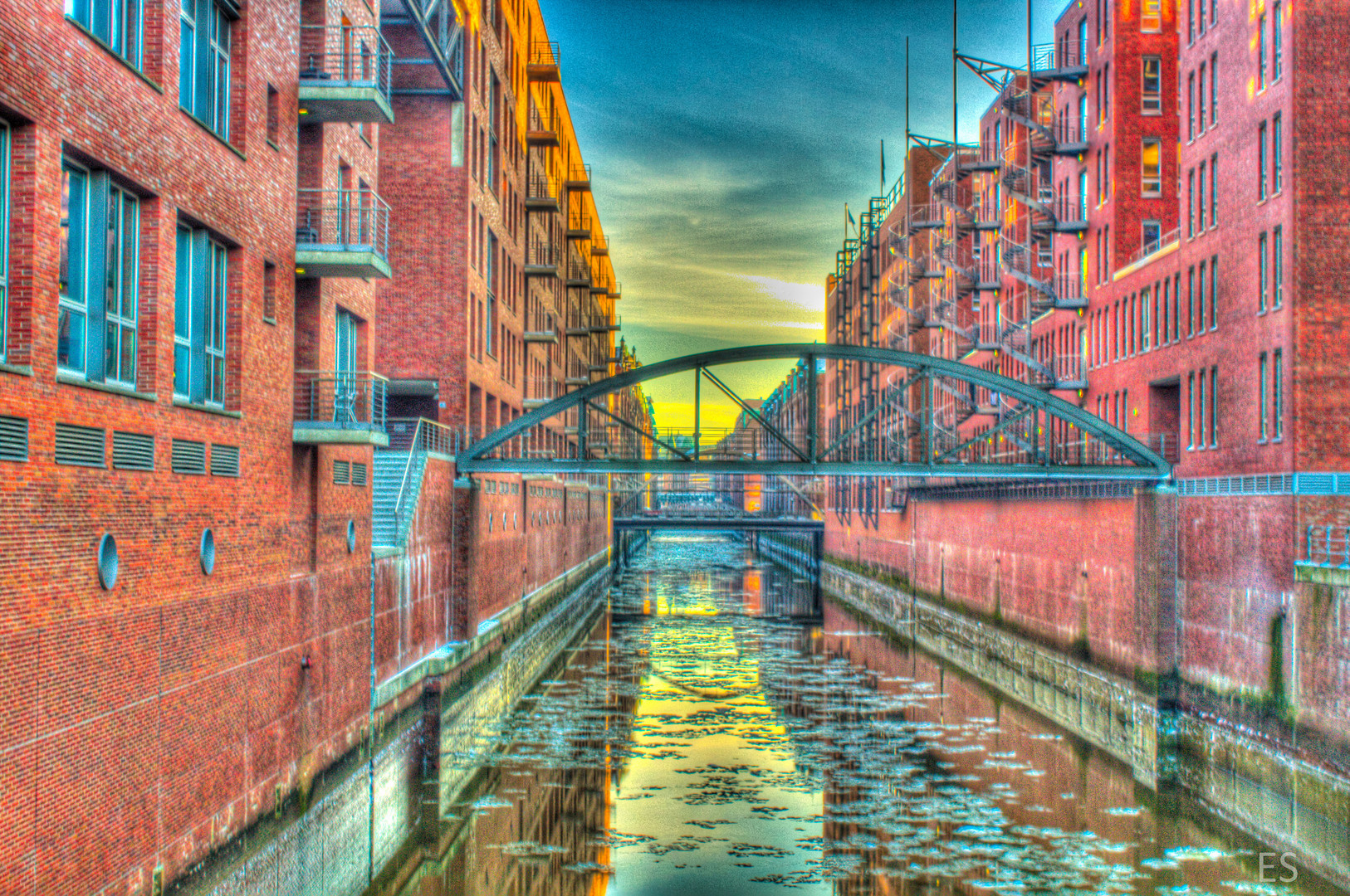 Hamburg, Speicherstadt im Winter