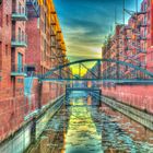 Hamburg, Speicherstadt im Winter