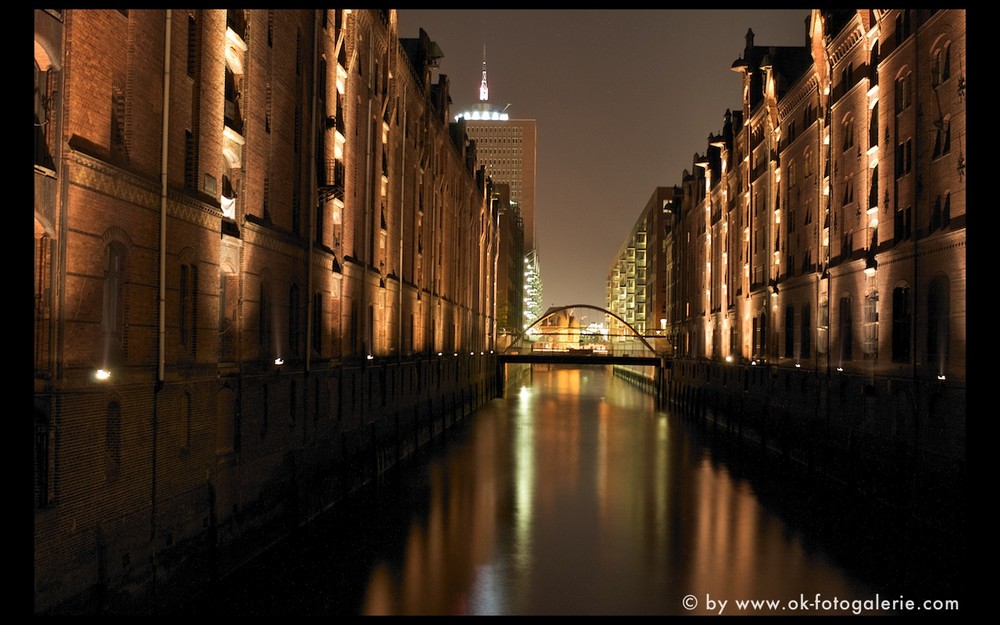 Hamburg Speicherstadt - Spiegelung