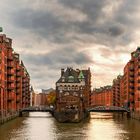 Hamburg, Speicherstadt, Wasserschloss, Format 16x9