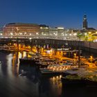 Hamburg-Steinhöft bei Nacht