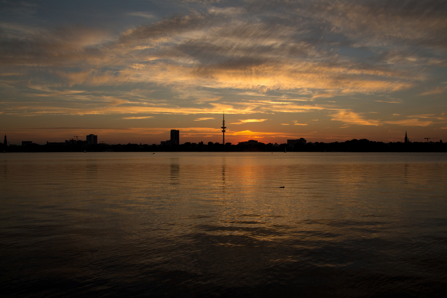 Hamburg Sunset 2016