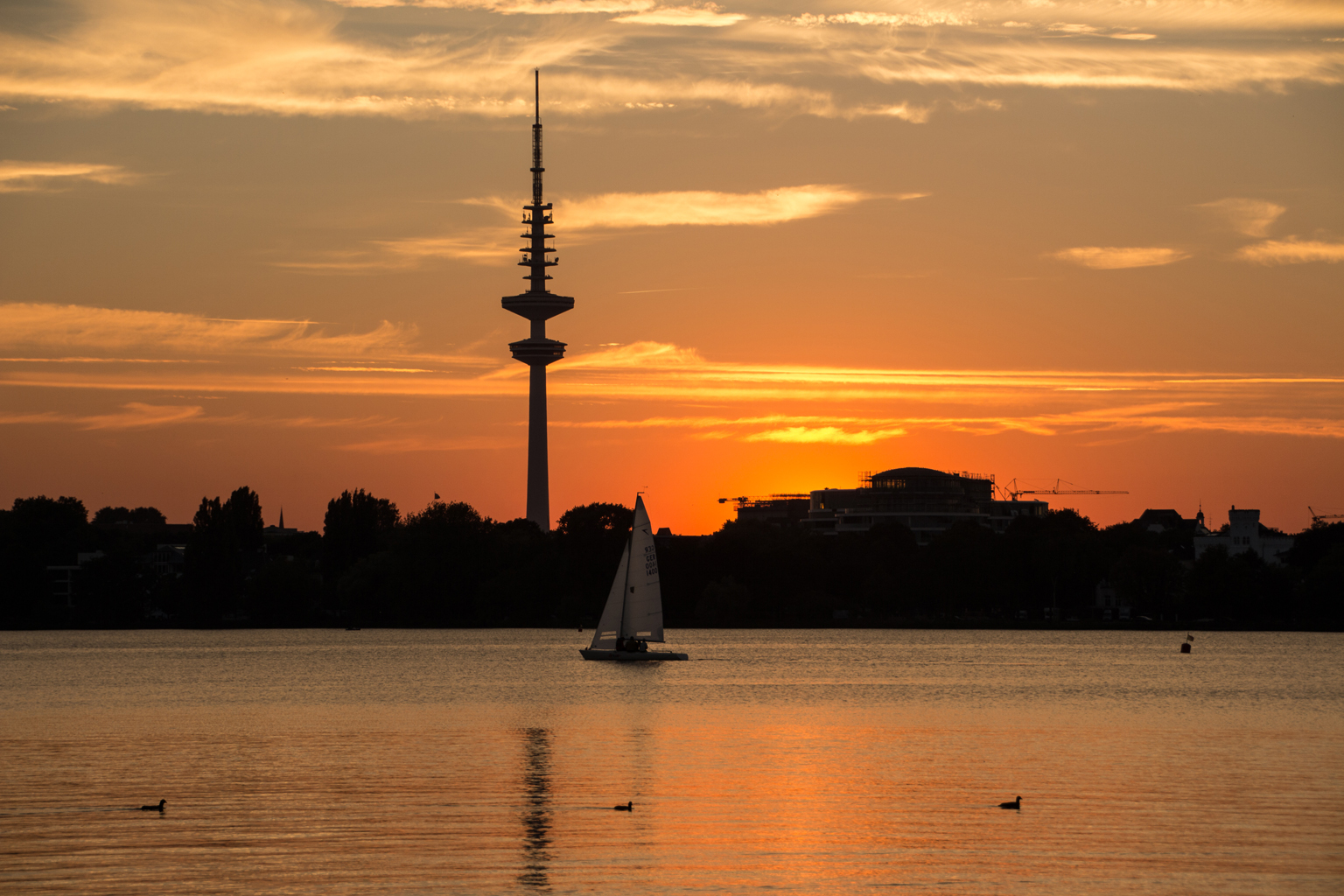 Hamburg Sunset 2016