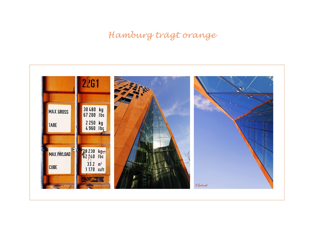 Hamburg trägt orange