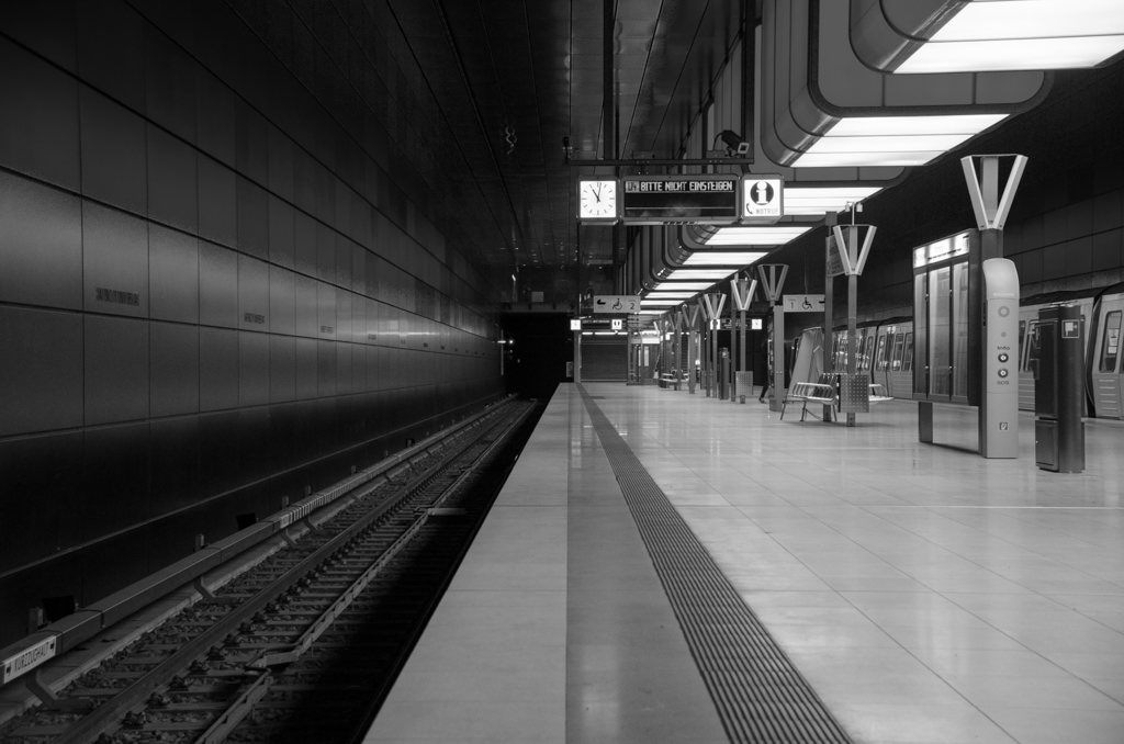 Hamburg U-Bahn-Station Hafen-City