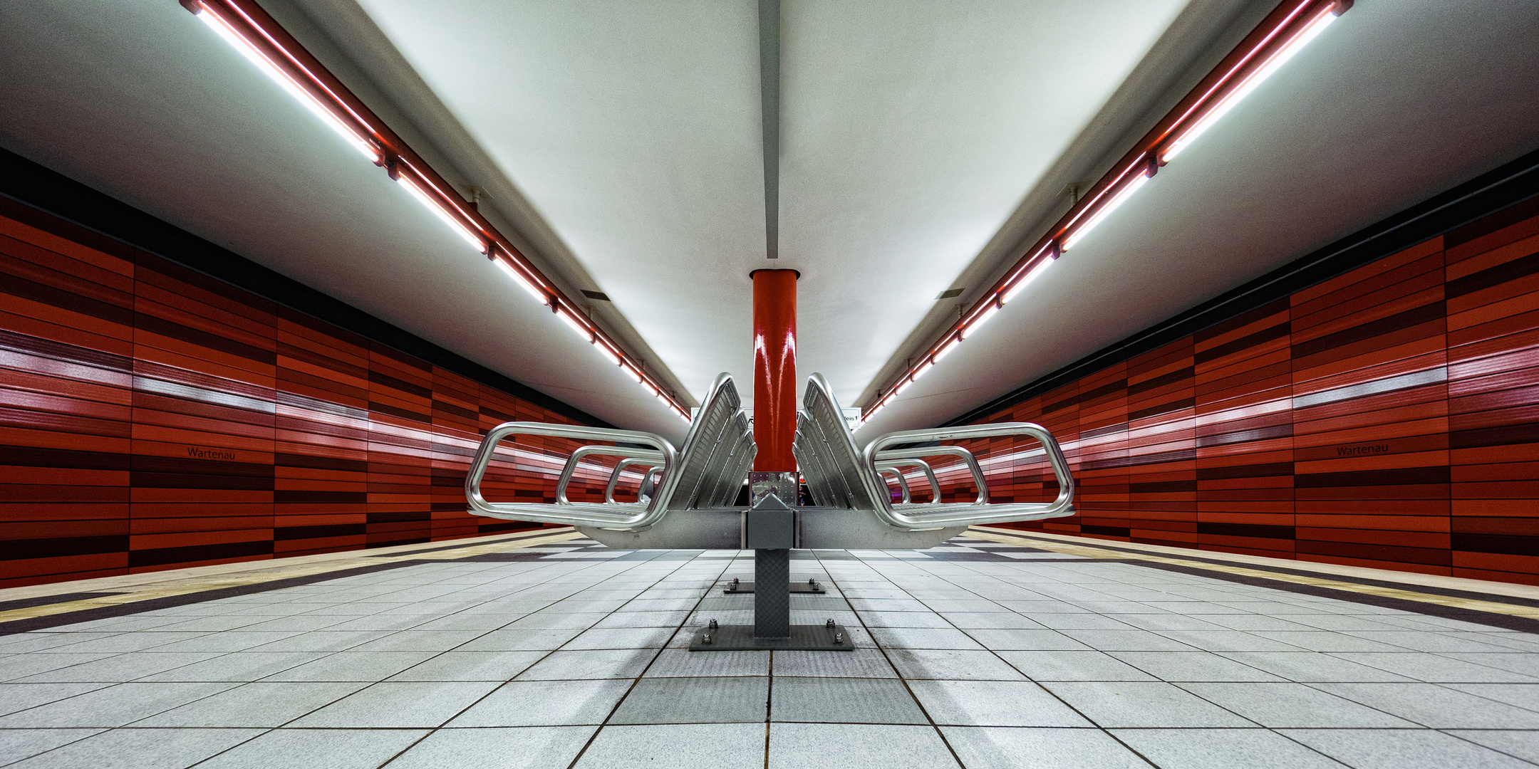 Hamburg. U-Bahn-Station Wartenau.