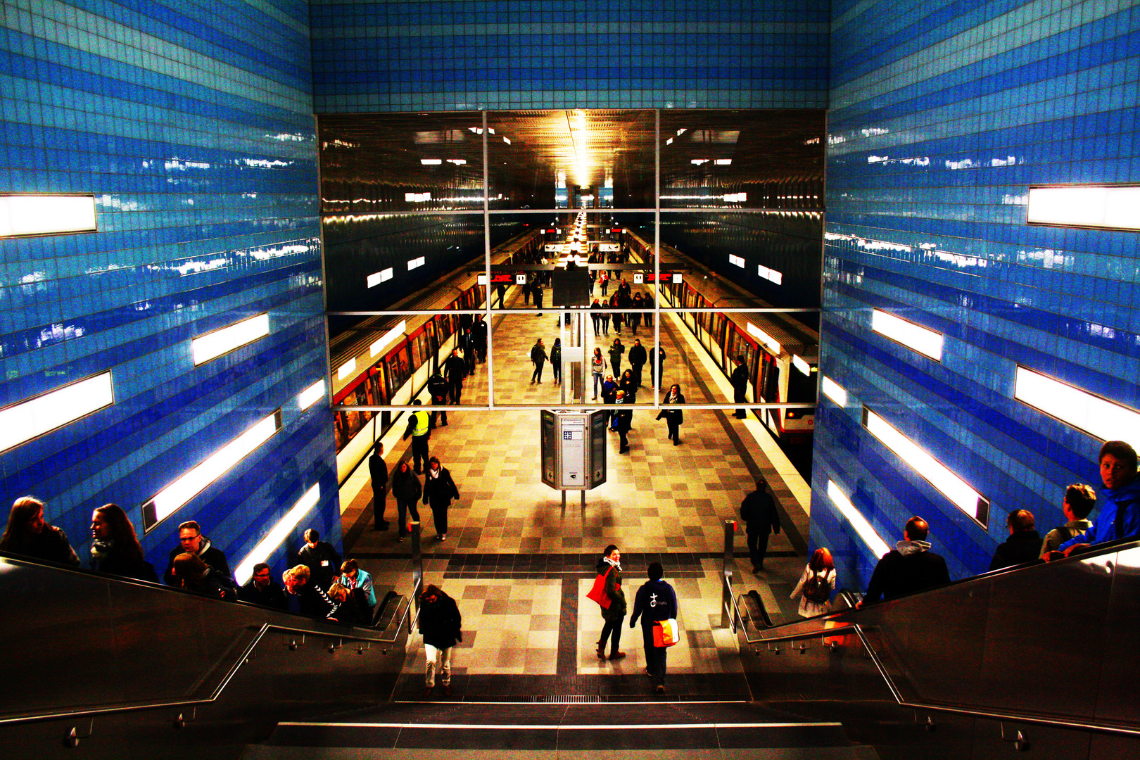 Hamburg - U-Bahnstation Überseequartier